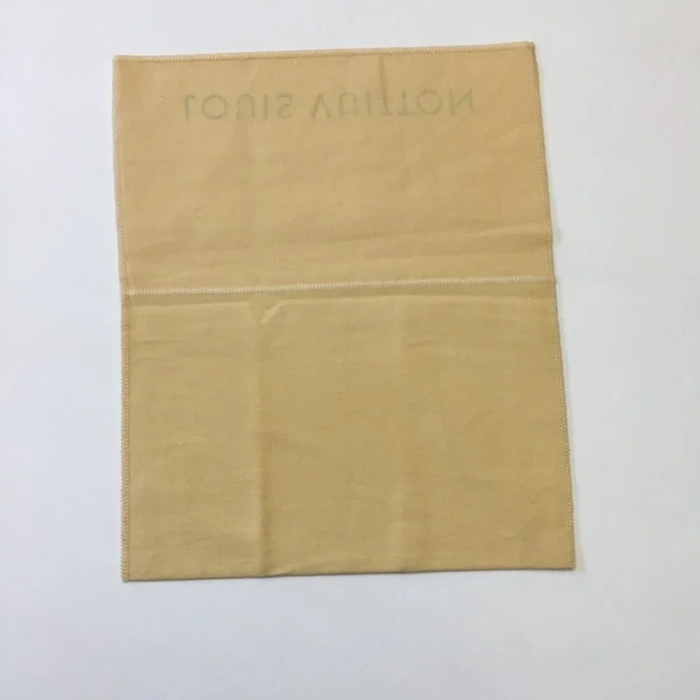 Louis Vuitton Dust Bag 9.5 x 6.5 in Long Wallet 100% Cotton Yellow Made in India